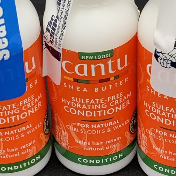 Cantu Shea Butter Sulfate-Free Hydrating Cream Conditioner 3 Fl Oz (89 mL) - Picture 2 of 5